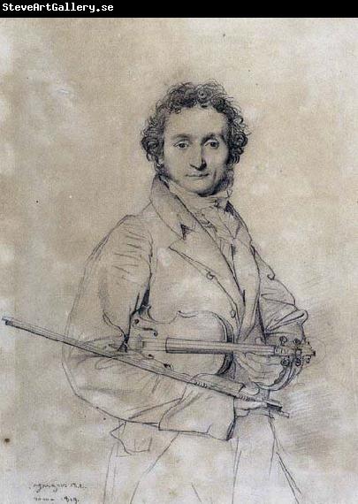 Jean-Auguste Dominique Ingres The Violinist Niccol